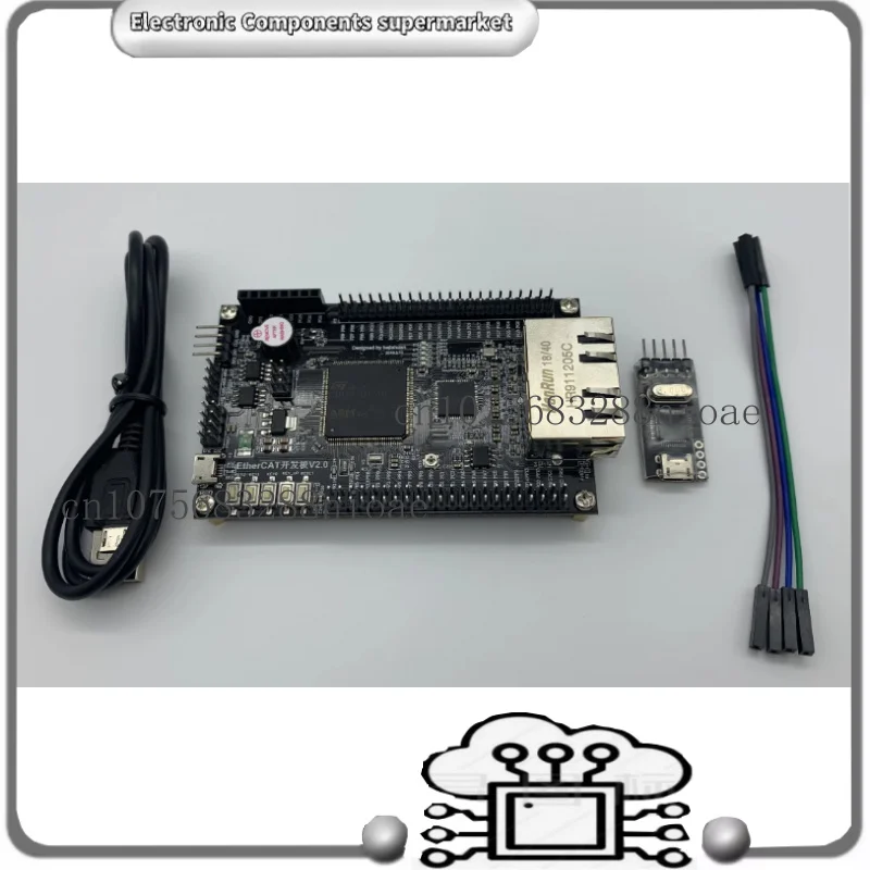 EtherCAT Entwicklungsboard LAN9252 + STM32F407 Kernplatine CANopen 5LEDs USB-Lernplatine