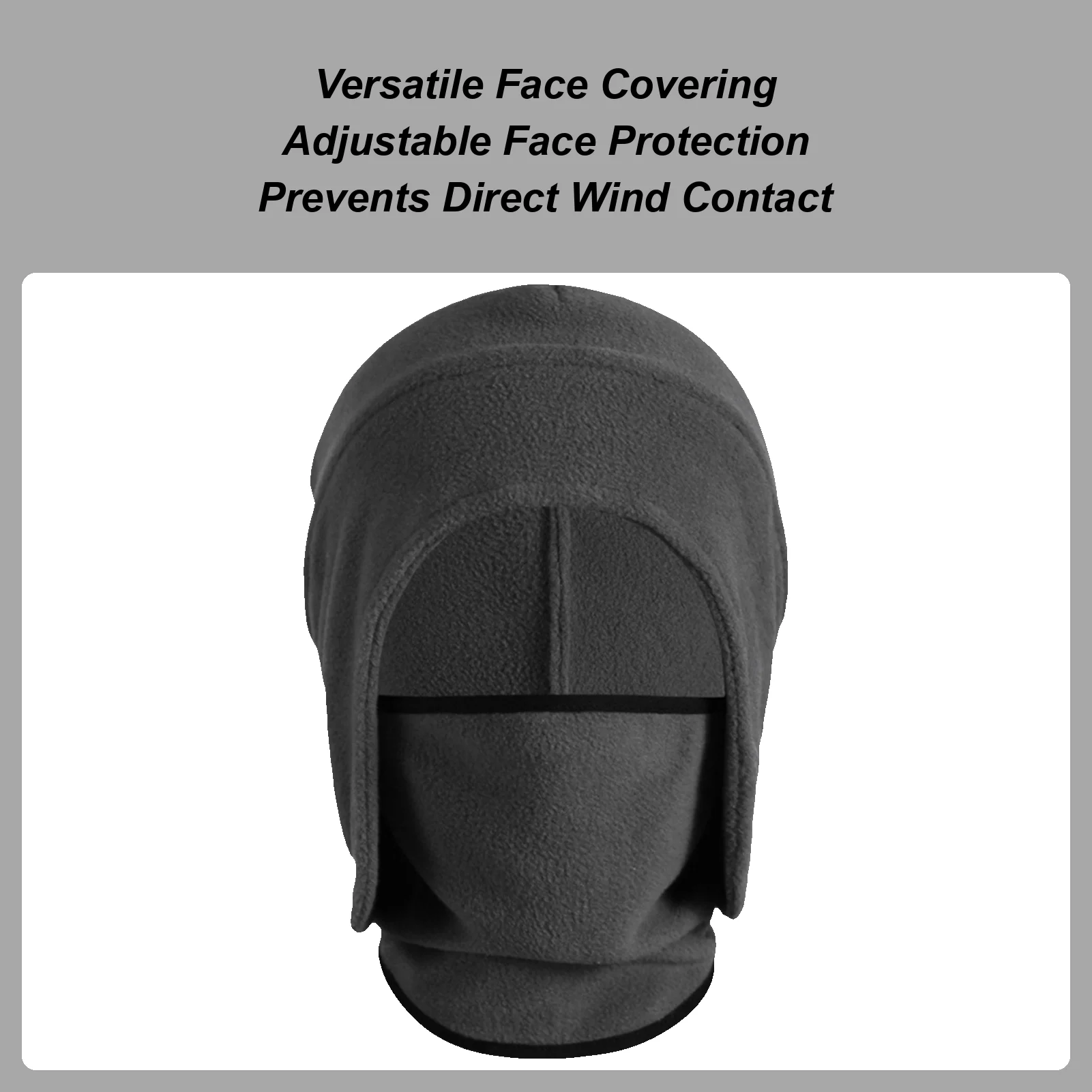 

Cold Weather Face Cover Windproof Unisex Fleece Hood Full Outdoor Face Covering For Women Men Winter Skiing Motorcycle Outdoor