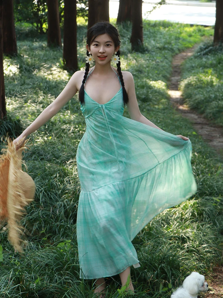 

Beach Vaion Sle Strapl Long Dr Bal Photoaphy Beautiful Women's Clothing Casual Ele Summer Gown