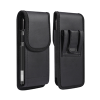 Nylon Leather Phone Belt Clip Case Waist Bag For iPhone 16 15 14 Pro Max Samsung S24 S23 S22 Xiaomi Redmi Note 13 Holster Cover