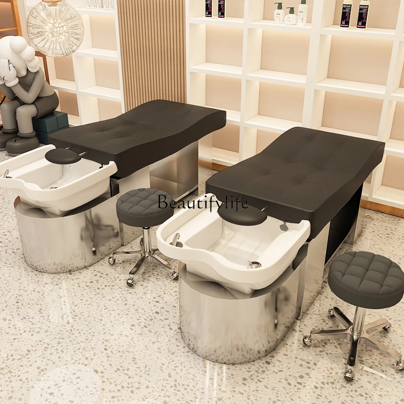 

Thai massage barber shop special flush beauty salon fumigation head treatment water circulation bed