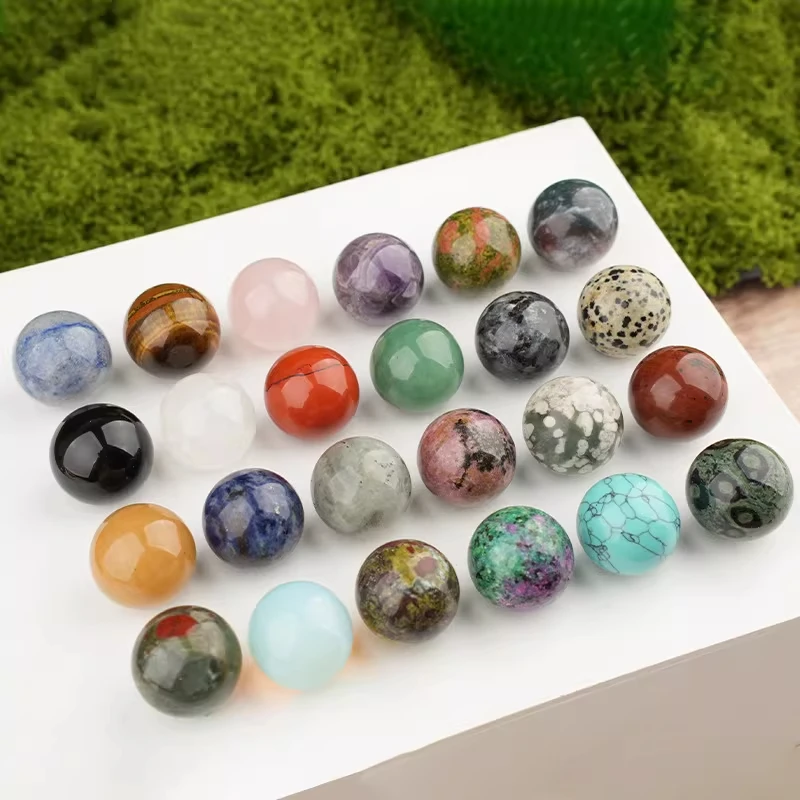 20mm crystal beads, 24 colors crystal sphere, DIY craft beads, polished crystal ball, jewelry making supplies, decoration beads