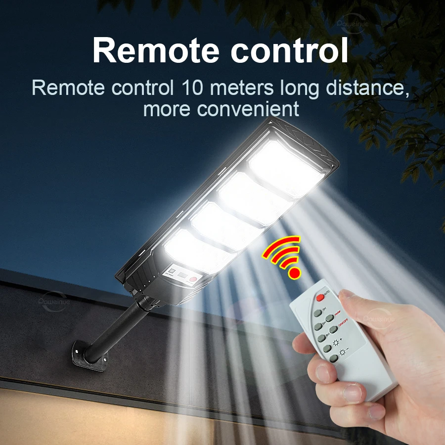 88000000LM Super Bright Solar Light 1000W High Power LED Wall Light Motion Sensor Remote Control Garden Street Light Outdoor Wat