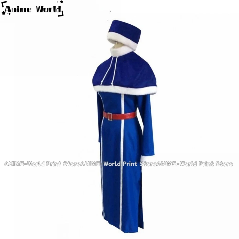 Mini Costume Cosplay Juvia Lockser personalizzato taglia "Costume donna Halloween Blue Outfit Dress