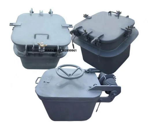 Marine Hardware 316 Stainless Steel Cowl Vents Inspection Hatch Cover Deck Plate for Boats