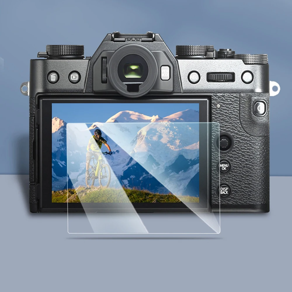 Película protetora de tela de vidro temperado para fuji x70, xt3, fujifillm, lcd tela película protetora