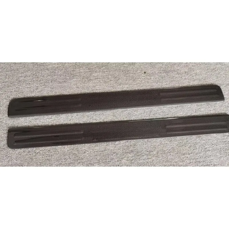 Brilliant Quality Dry Carbon Fiber OEM Style Interior Car Door Sills Welcome Pedal Decorative Strip for Ferrari 296GTB