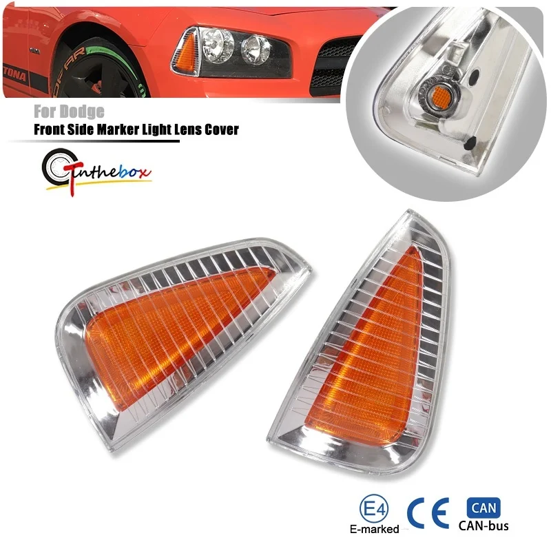 

Передний бампер, боковой габаритный фонарь, корпус для Dodge Charger 2006 2007 2008 2009 2010, автомобильные аксессуары без лампочки