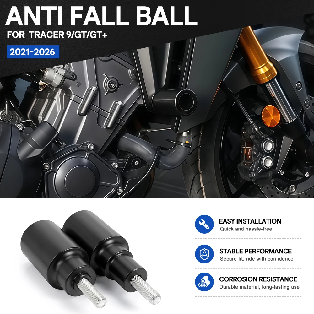 Motorcycle Frame Slider Engine Crash Pad Protection Falling Protector For Yamaha MT-09 SP MT-09 Y-AMT Tracer 9GT 2022-2026