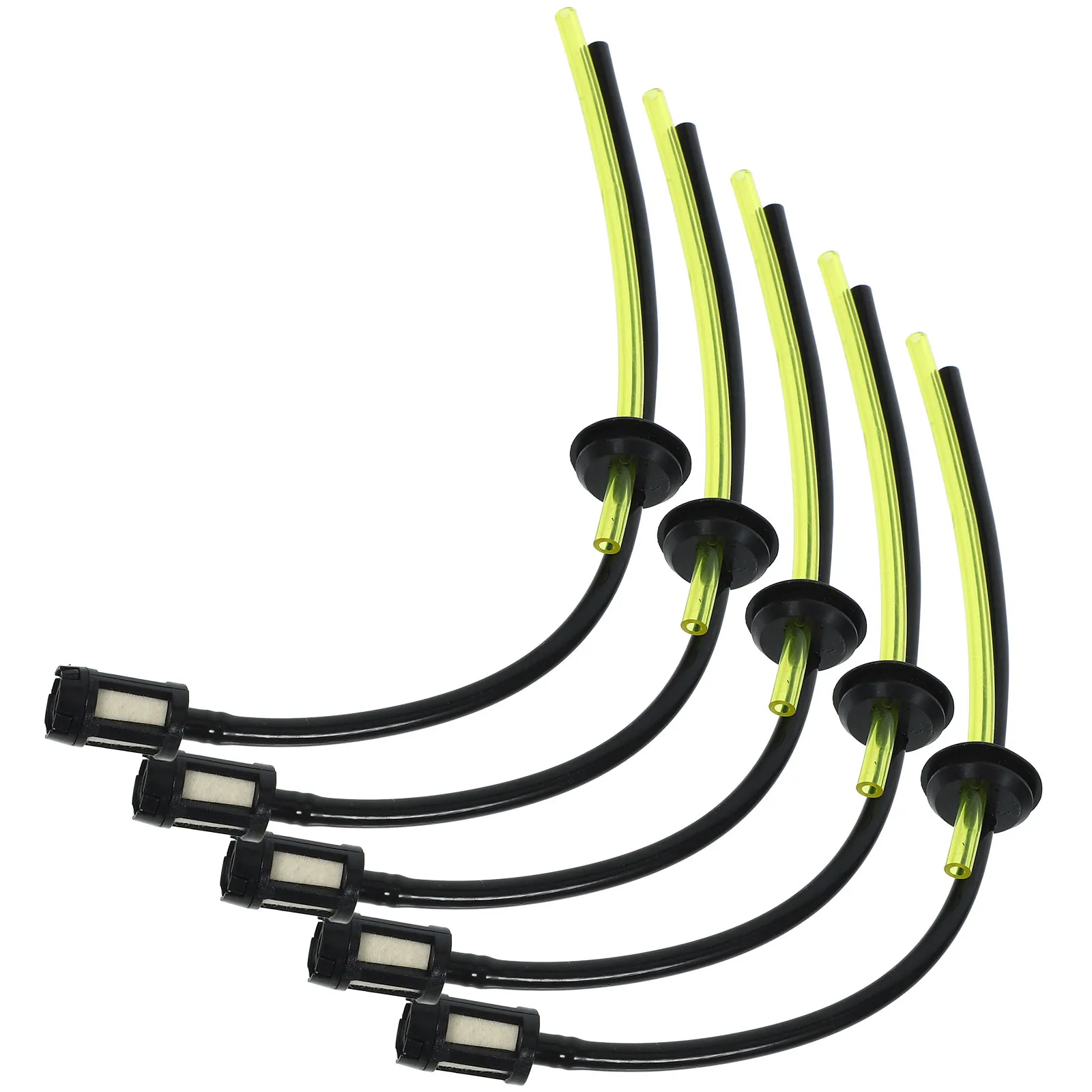 

5 Pcs Lawn Mower Oil Assembly PVC Gas Holder Hose Line Tube Petrol Engine Eater Flexible Gardening