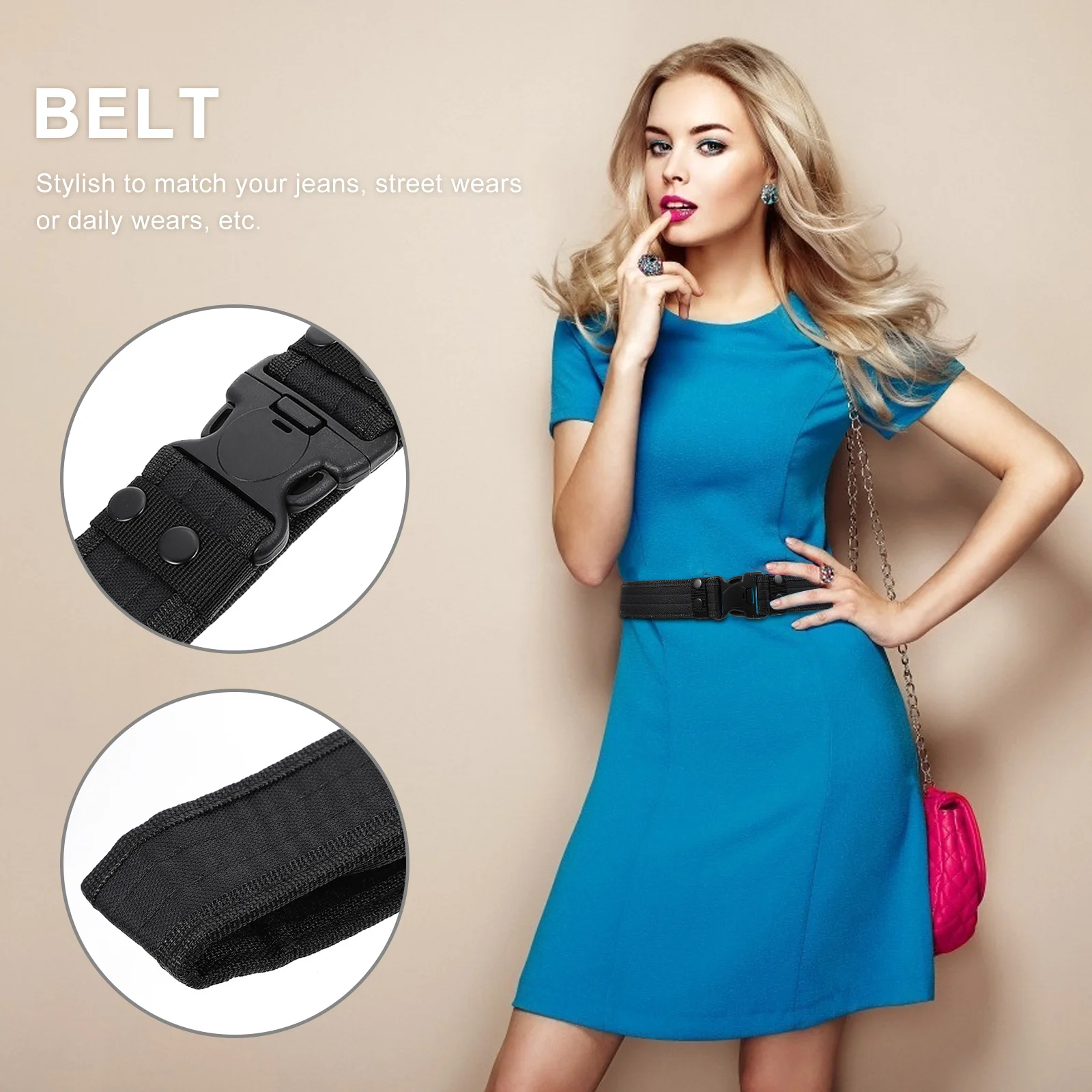 Ceinture de taille en Nylon de qualité supérieure, 1 pièce, Durable, résistante aux déchirures, pour l'entraînement, le Camping en plein air, l'alpinisme