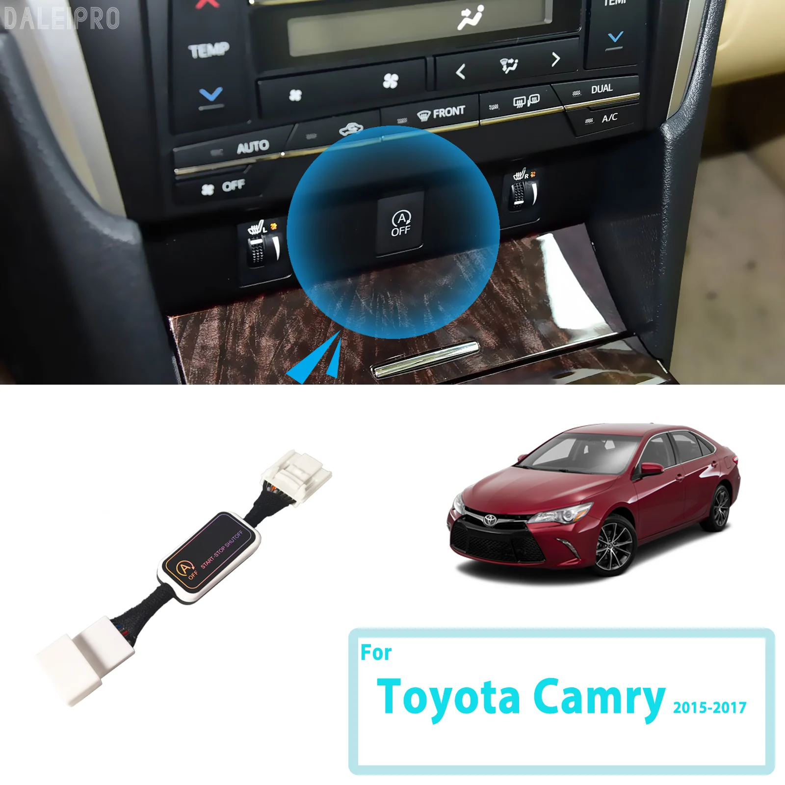 

Для Toyota Camry XV50 2015 2016 2017, система автоматического остановки и запуска двигателя, выключаемая интеллектуальная выключенная система автомобиля, автоматический запуск, остановка, элиминатор