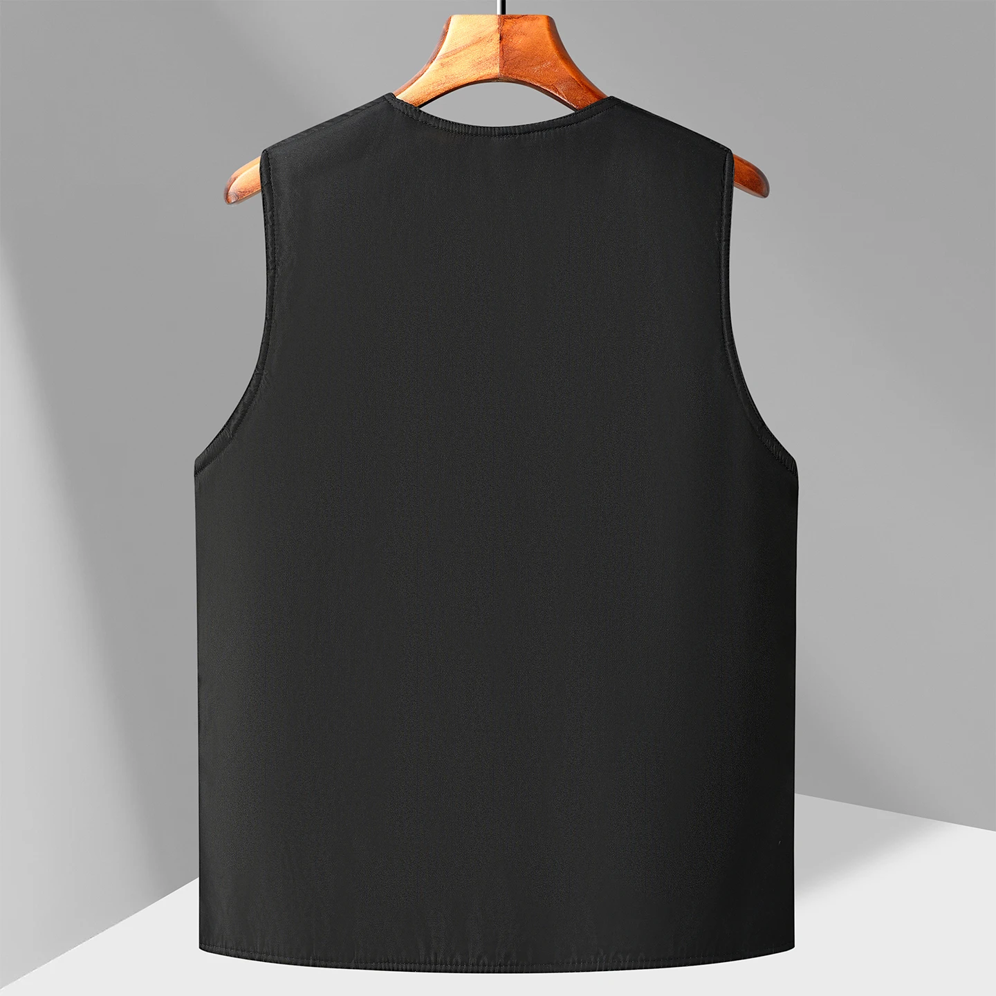 Herren 2026 Neuerscheinung Winter Dicke Gefütterte Fleece-Steppweste für Senioren Tägliche Outdoor-Freizeit-Wärme Trendige Weste – Detail 6