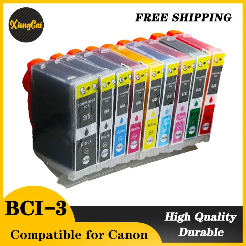 

9X BCI-3e BCI-3 BCI-5 BCI-6 BCI-8 Ink Cartridge For Canon IP4000 IP5000 I860 MP870 MP710 MP780 MP760 MP750 BJC 3000 6000 6200