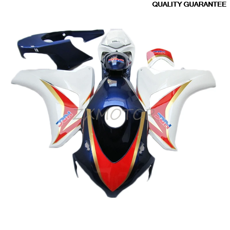 

New Injection Brand New fairings For Honda CBR1000RR 2008 2009 2010 2011 08 09 10 11 White Blue Fairing Kit 27
