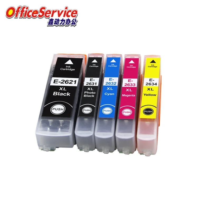 T2621 T2631 26XL Compatible ink Cartridge For Epson XP-510 XP-520 XP-600 XP-605 610 615 620 625 700 710 720 800 810 820 printer