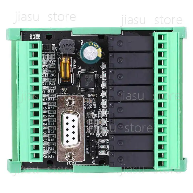 FX2N-20MR-232 5A DC24V Power PLC Board With Shell Relay Output Module 12 In 8 Out High-Speed Counting Analog Input 2AD 0-10V