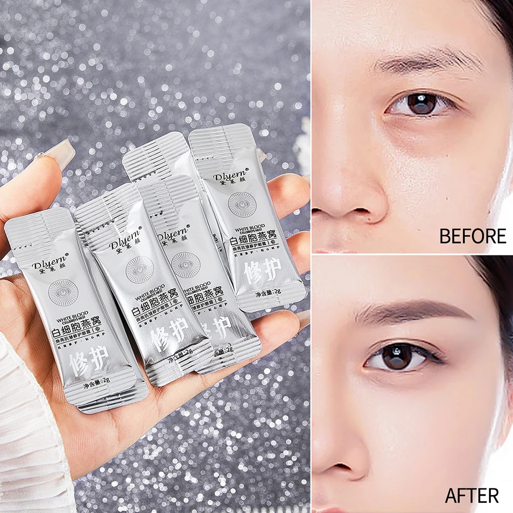 

100 шт., белые клетки крови, гнездо Bbird, осветляющий восстанавливающий крем для глаз, увлажняющий, уменьшающий тонкую линии, уход за глазами, мешки для глаз, темные круги