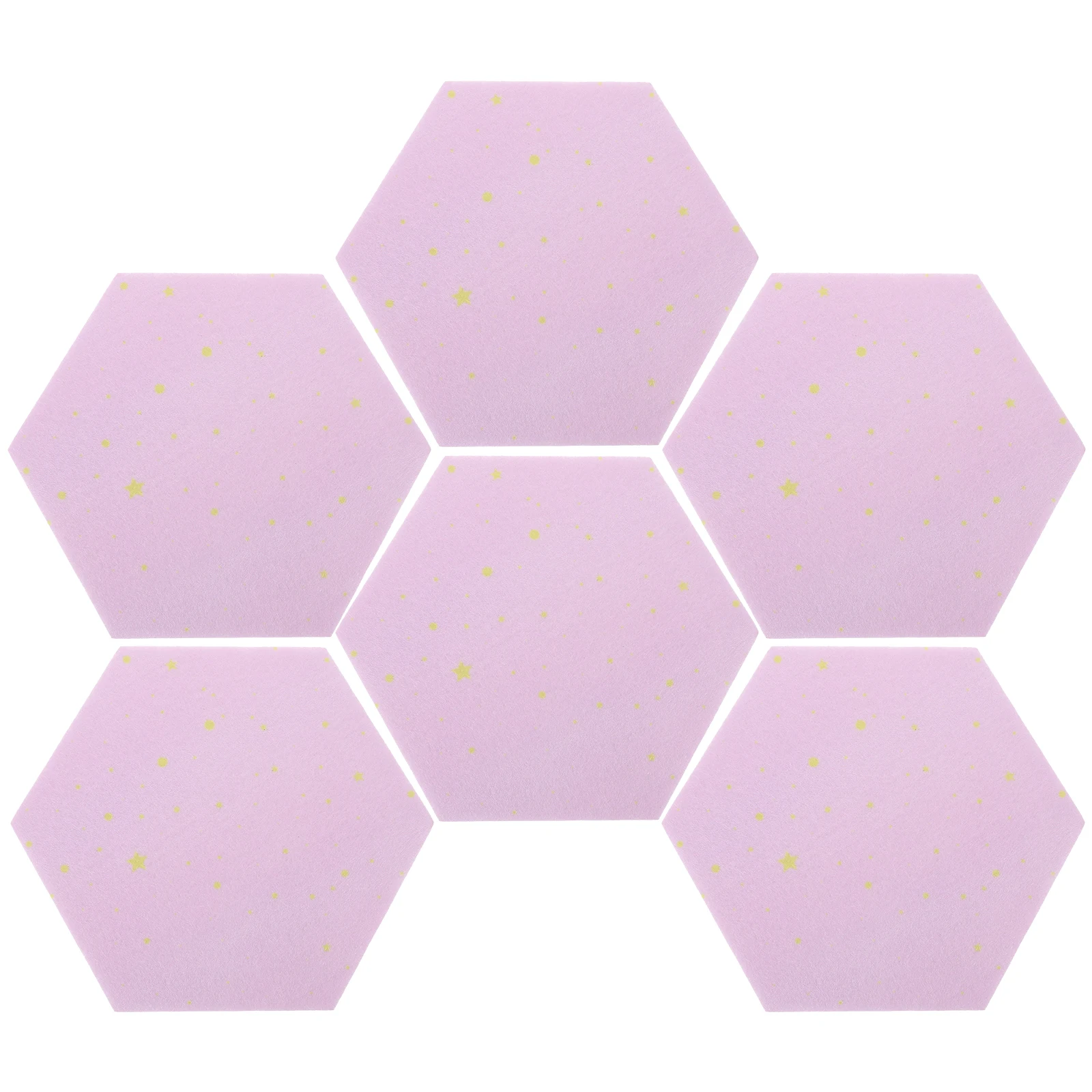 

6Pcs Hexagon Felt Boards Modern Wall Decor Bulletin Board Memo Board for Home Office Classroom Cork Boards for Walls