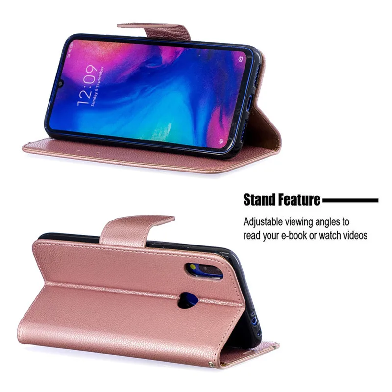 For Xiaomi Redmi Note 7 Case Leather Flip Redmi Note 7 Pro Coque Wallet Magnetic Cover For Xiomi Redmi 7A Note7 8 9S Phone Cases