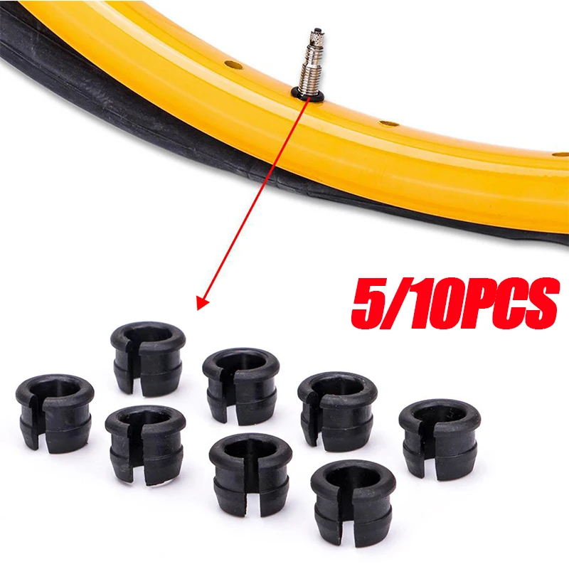 

8pcs/lot MTB Road Bike Schrader Valve Rim Convert To Presta Valve Inner Tube Adapter Rubber Plug