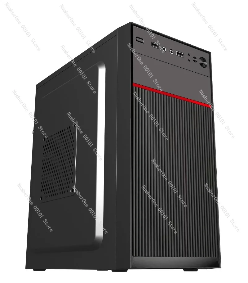 Business Office Desktop Computer Case Compact Mini PC Chassis Simple Modern Home Use Micro ATX ITX Tower Cabinet