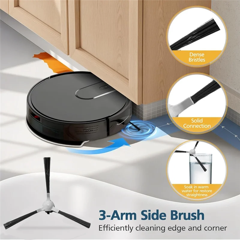 Ad24 filtros escovas mop almofadas para roptvacnic s1 a1 para tipdiy g90 para vipsun z1 para betboyles v75s acessório de vácuo