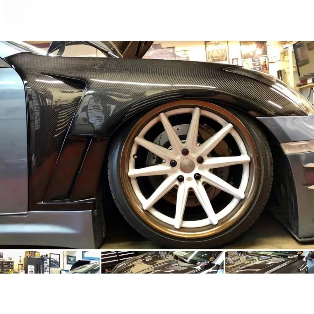 G35 Carbon Fiber Fenders, Suitable for 2004-2006 Infiniti G35 Modified Carbon Fiber Fenders. 6