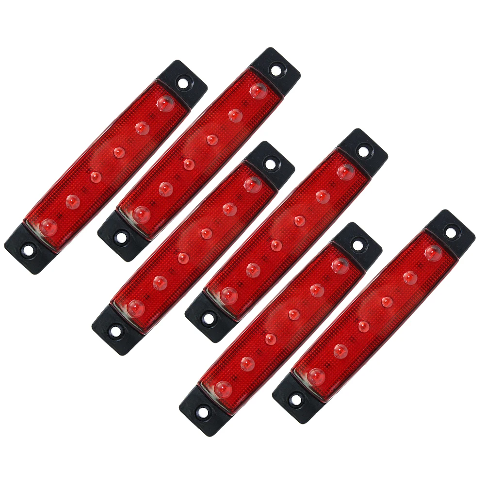 

6pcs Waterproof Marine Boat Lights Lights LED Navigation Stern Deck Lighting Accessories for Boating Pontoon