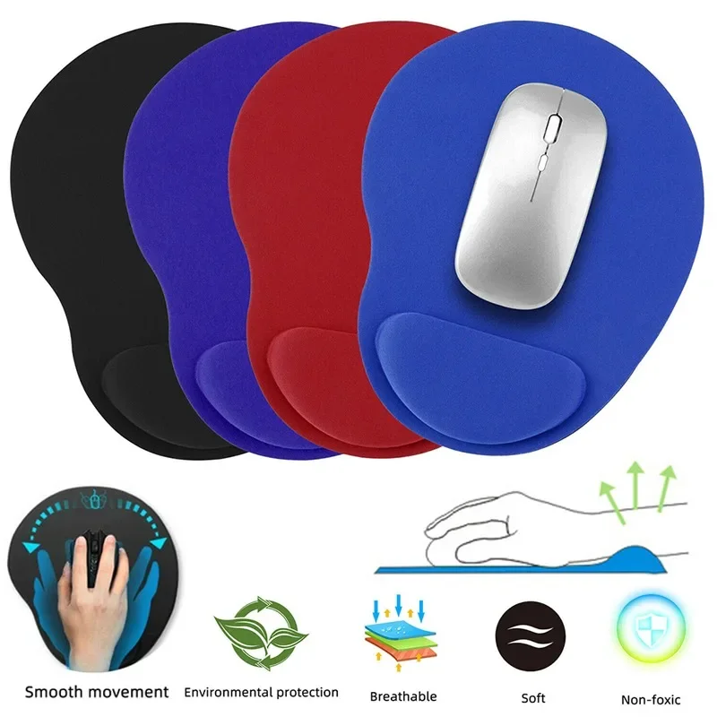 Wristband Mouse Pads Comfort Notebook Wrist Protection Mouse Pad for Keyboard Mouse Pc Laptop Sponge Desktop Pads Accessories