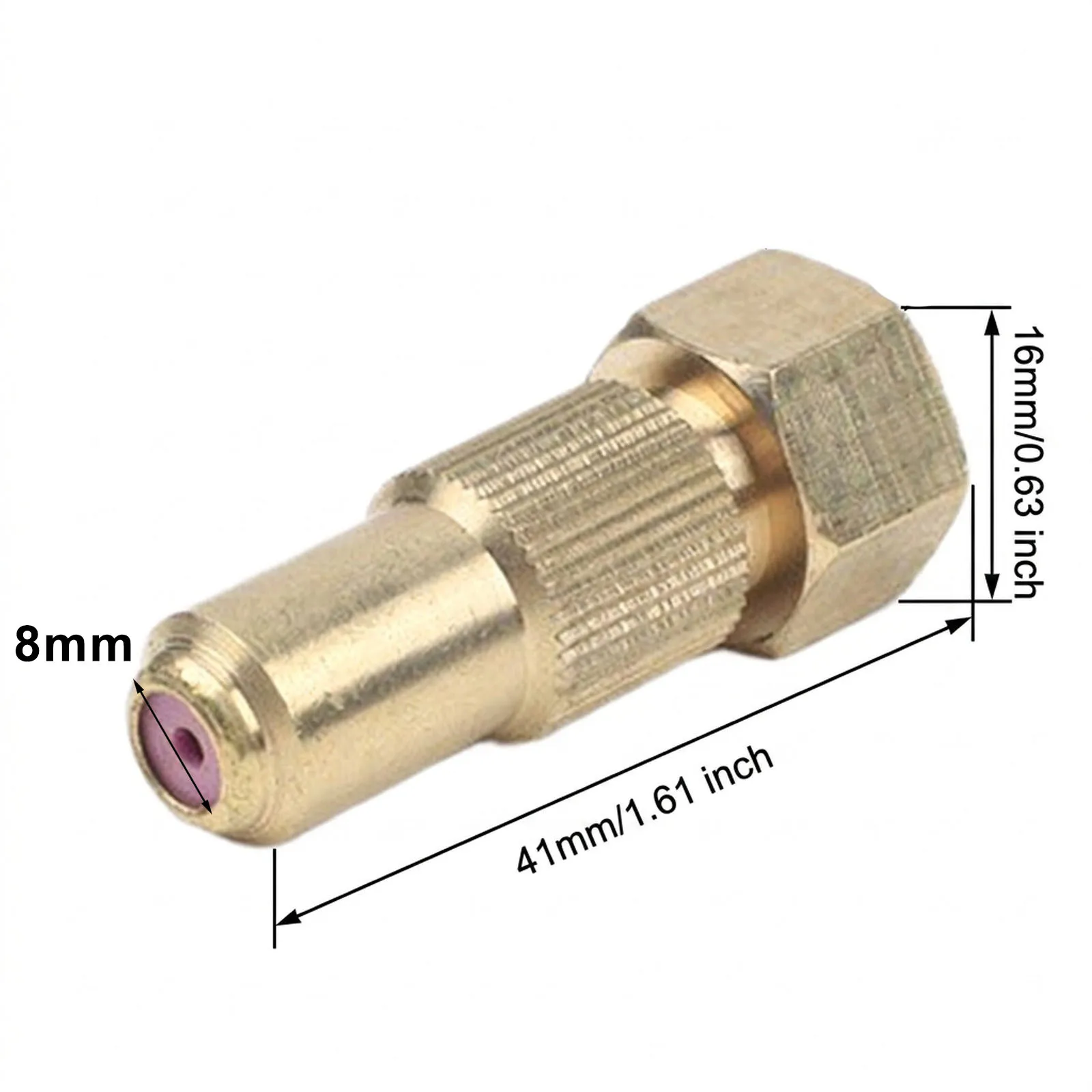 Brass Agricultural Spray Nozzle Compatible With Common Sprayer Models And Engineered For Consistent Flow All Settings