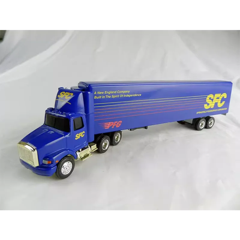

Diecast ERTL 1:64 Scale Whitegmc Springfield Foodservice American Heavy Truck Container Alloy Car Model Collectible Toy Gift
