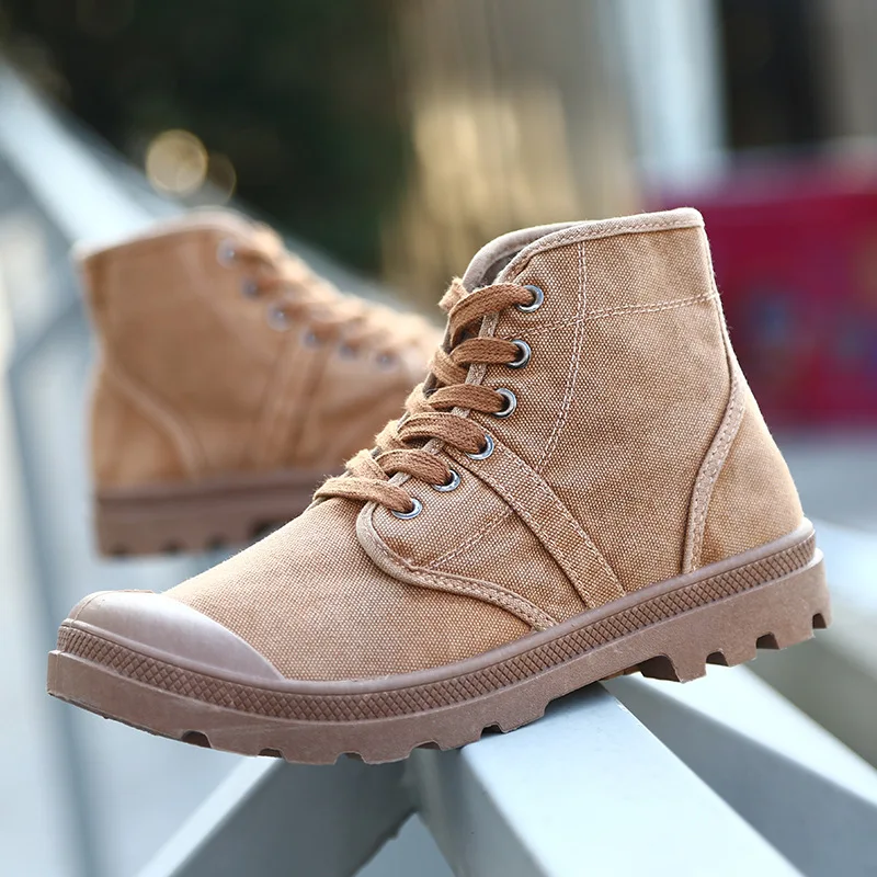 Zapatos de Senderismo para Hombre, Botas de Caza Tácticas Impermeables de Cuero, Zapatillas Deportivas para Acampar en el Desierto, Zapatos Casuales de Trekking para Hombre