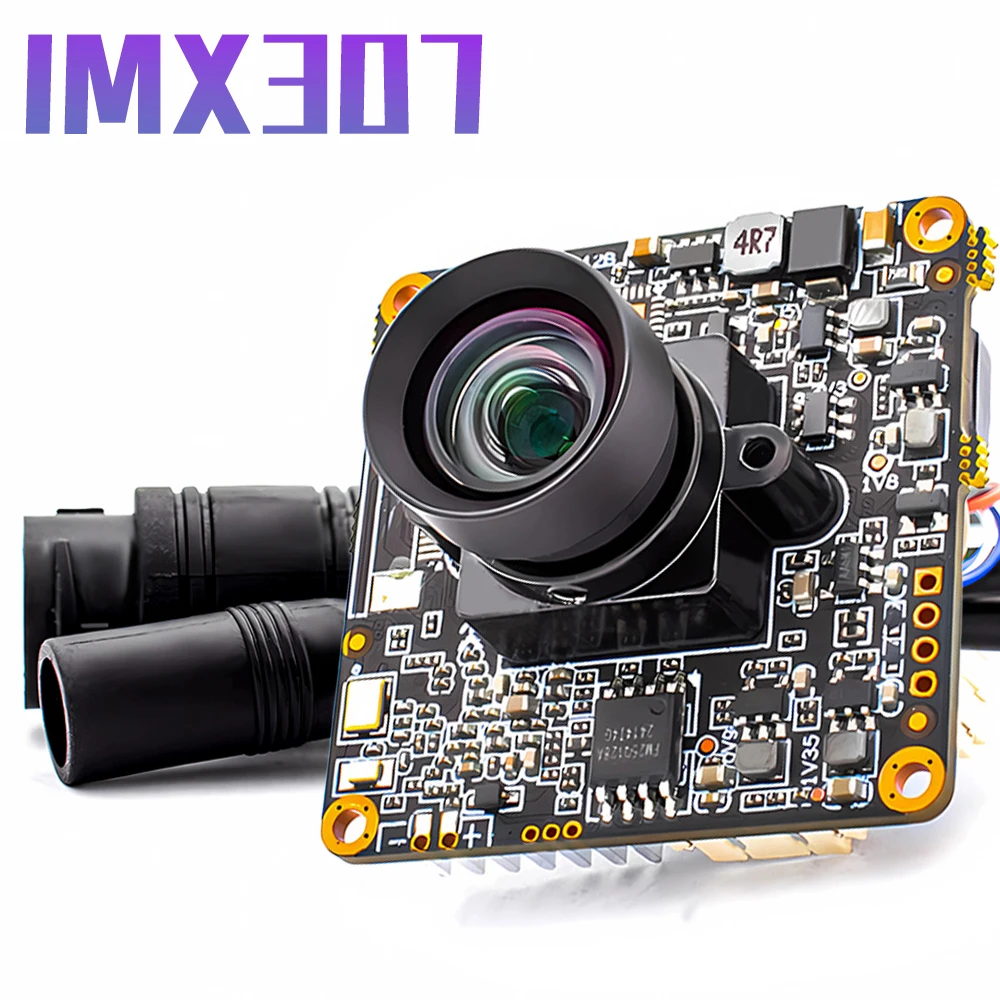 WGWK Industrial IP Camera Module 1080P 60FPS IMX307 Sensor HD Starlight Low illumination 6.2mm 49° No Distortion RTSP Onvif SDK