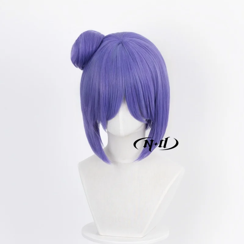 ND Konan Cosplay Wigs Short Blue Hairpiece Anime Cosplay Hair Wigs Heat Resistant Synthetic for Comic Con Coser Costume Party
