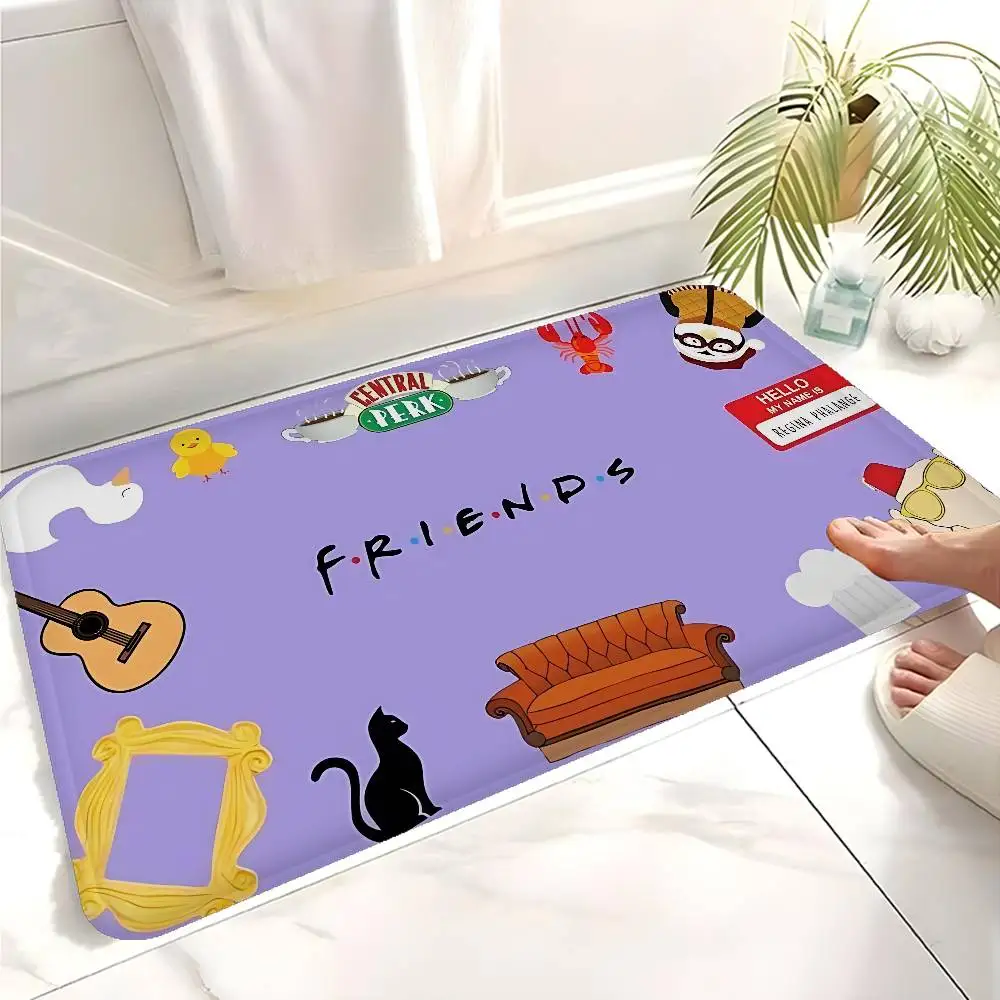 Classic Popular F-Friends Tv Show Kitchen Mat Kids Room Bedroom Decoration Balcony Anti-Slip Doormat Living Room Alfombra