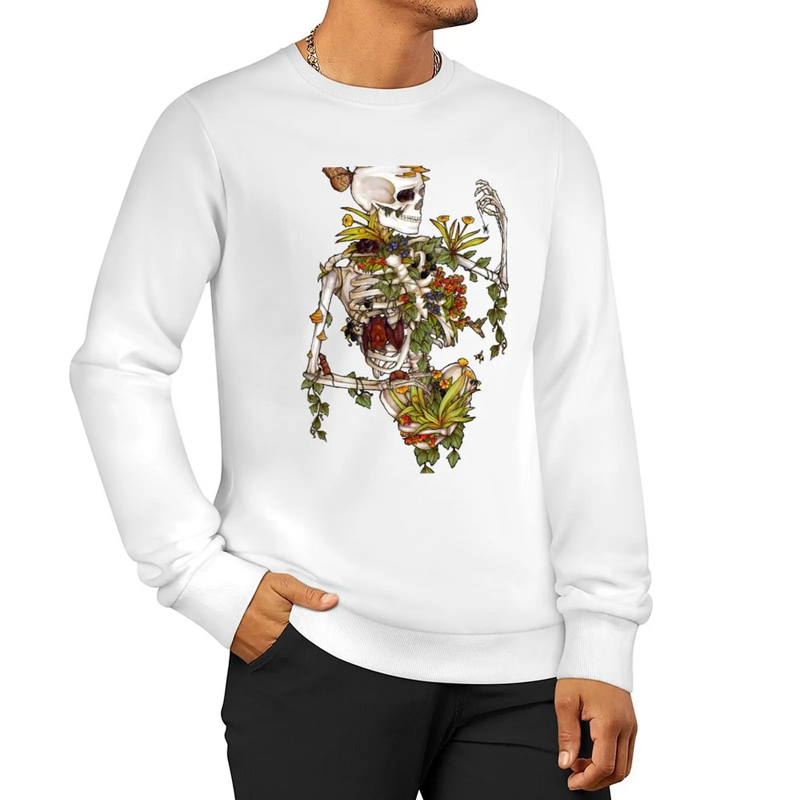 

Bones and Botany Sweatshirt anime clothes clothes for men sweatshirts men