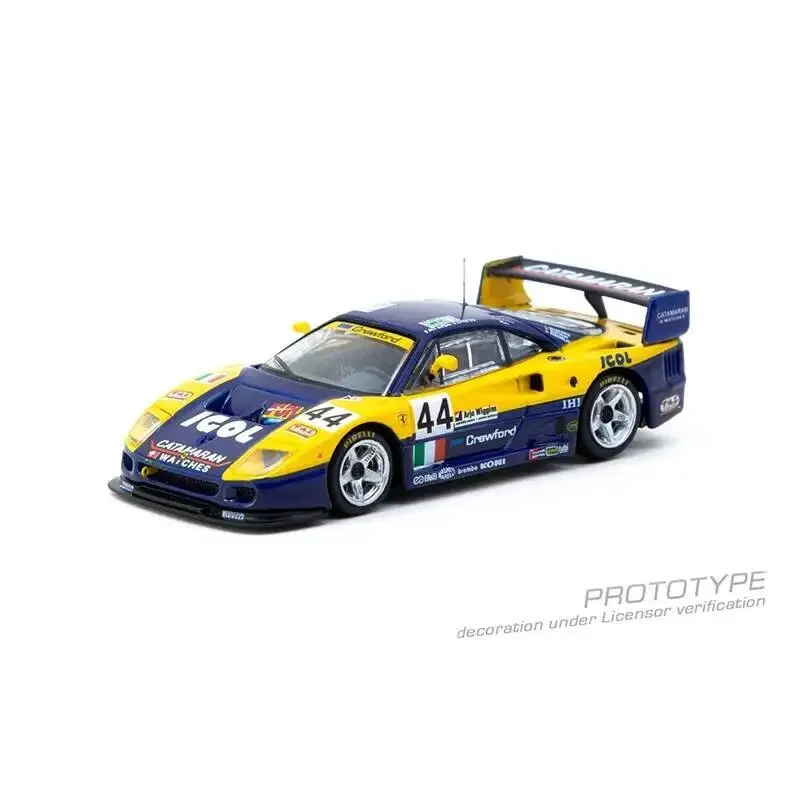 PreSale Tarmac Works Ferrari 1:64 F40 GTE 24h Of Le Mans 1996 Diecast مجموعة نماذج السيارة ألعاب TW