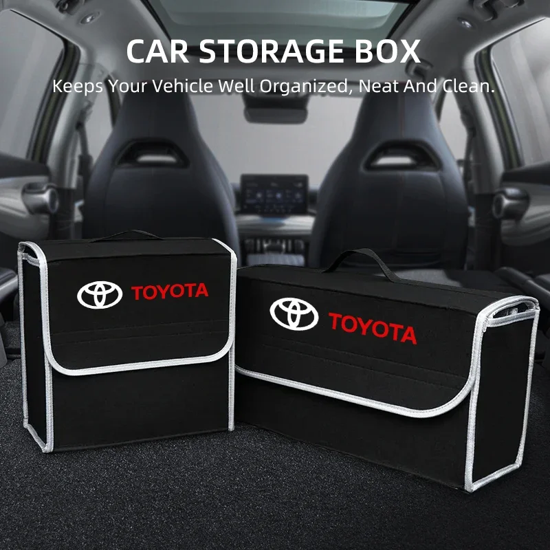 Car Trunk Storage Box Foldable Sundries Organizer Bag For Toyota Corolla RAV4 Yaris Prado Prius Camry Auris Avensis Land Cruiser