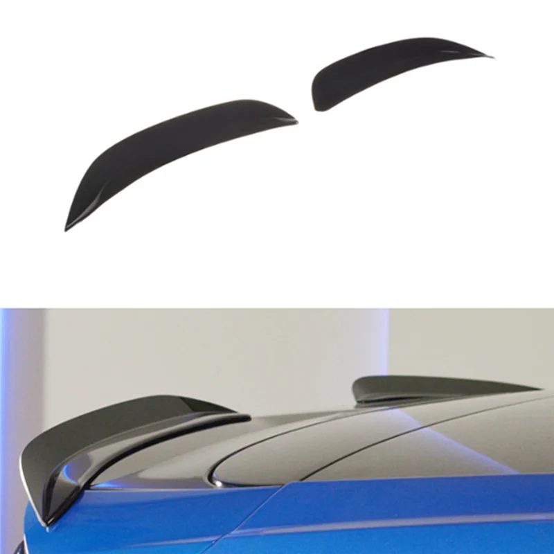 1Pair Car Rear Wing Trim Panel for Ford Focus Focus MK4 ST-Line 18-23 Tailgate Spoiler Decorative Strip Fascia Black