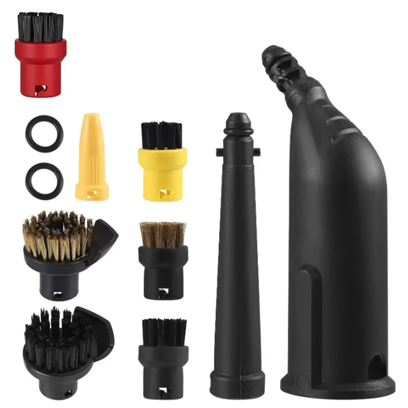 Accesorios para limpiadores a vapor Karcher SC1 SC2 SC3 SC4 SC5 CTK10 CTK20, cepillos redondos, cepillos articulados, boquilla para limpiar ventanas