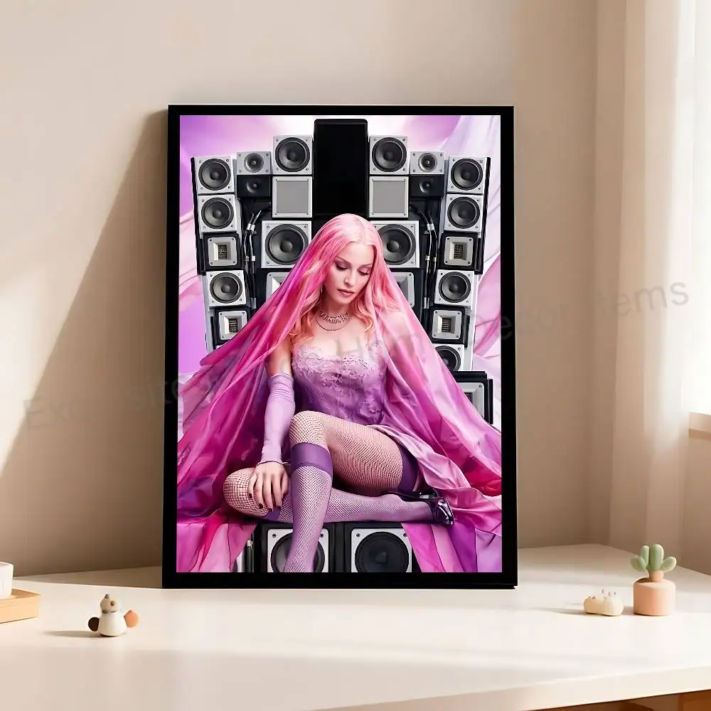 M-Madonnas-S Confessions II Artists Canvas Painting for Living Room Home Decor Poster Fans Gifts-unframed