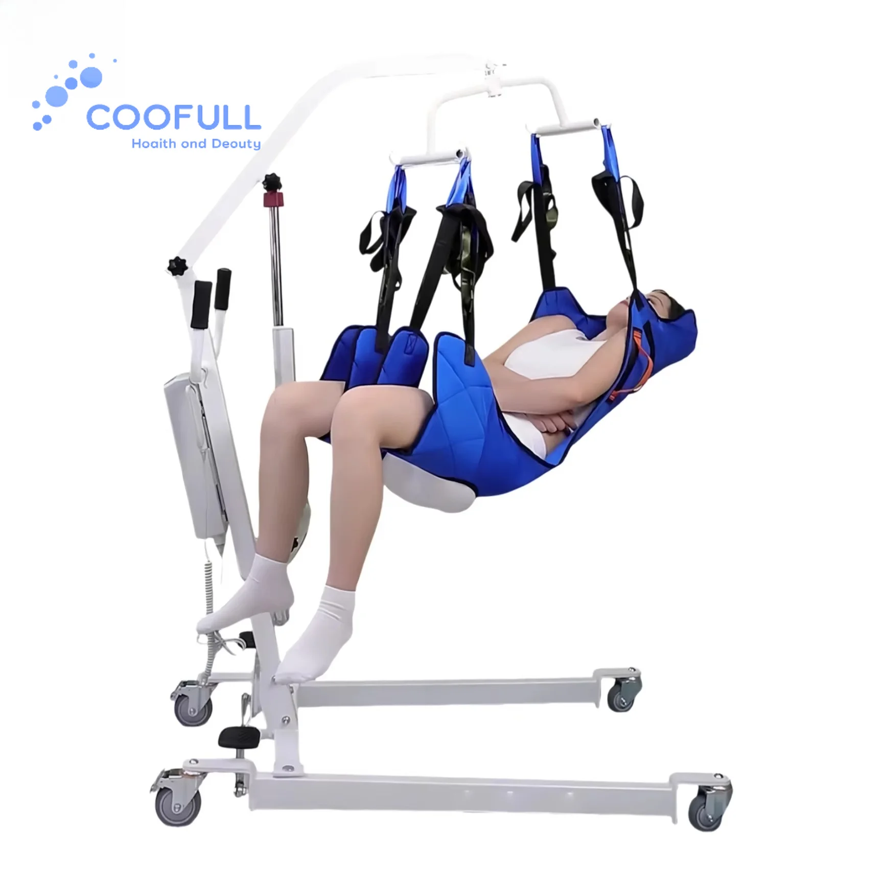 Coolfull Electric Lift Machine Paralyzed Bedridden Elderly Care Home Transfer Disabled Patient Lift Machine Shifter for Elderly