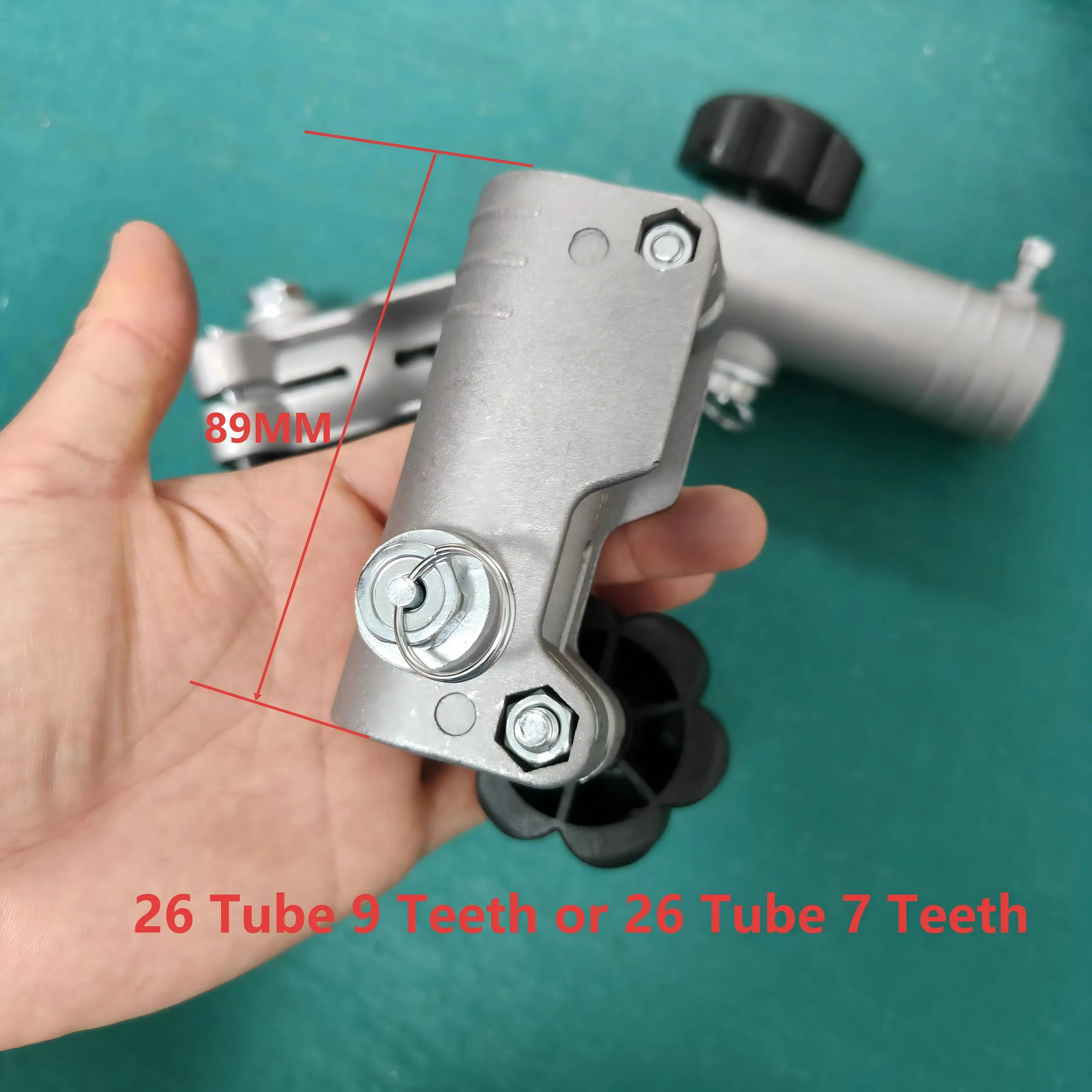 Quick Connect Joint & Extension Shaft for Backpack Brush Cutter，26 Tube 9 Teeth /7 Teeth Connector, Operating Shaft,1pcs