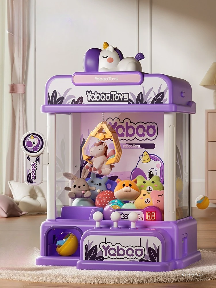 Máquina de garra para niños, Mini juego de salón recreativo, juguetes con sonido para niñas, máquina dispensadora de premios, regalo para niños y niñas