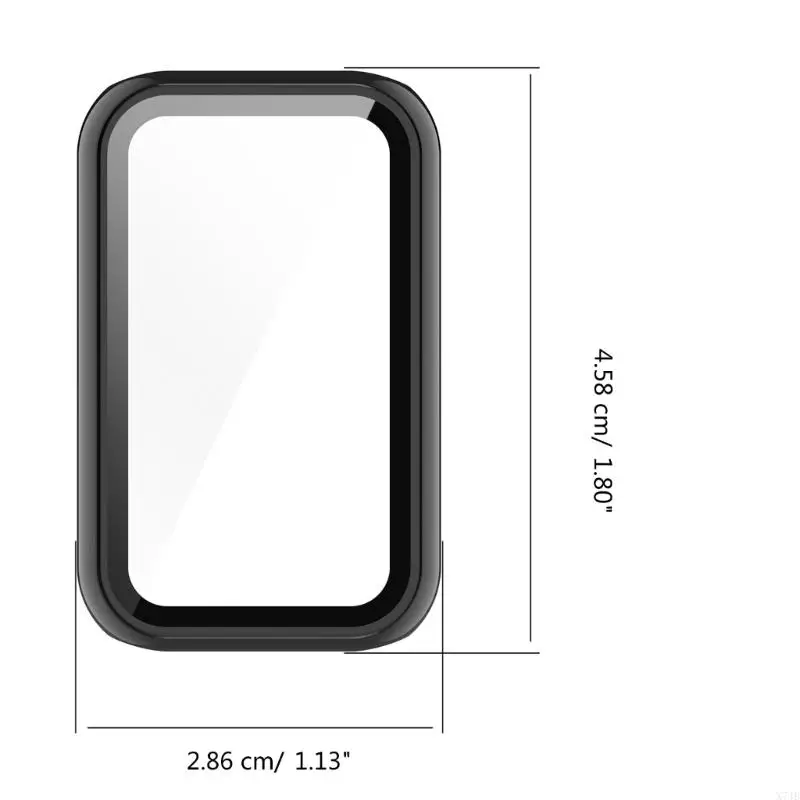 X7JB Screen-Protector for Band 7 Case rigide Cover+Film temperata Shell monopezzo