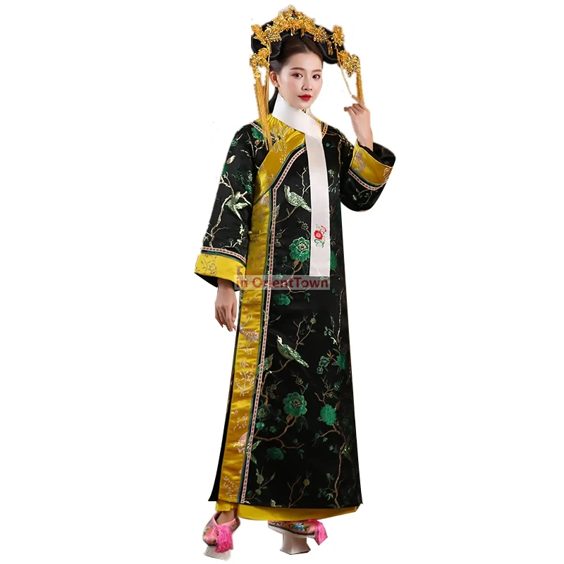 TV Movie Stage Outfit Women's Elegant Cheongsam Dress Ancient Qing Dynasty Princess Costume Chinese Traditional Clothing