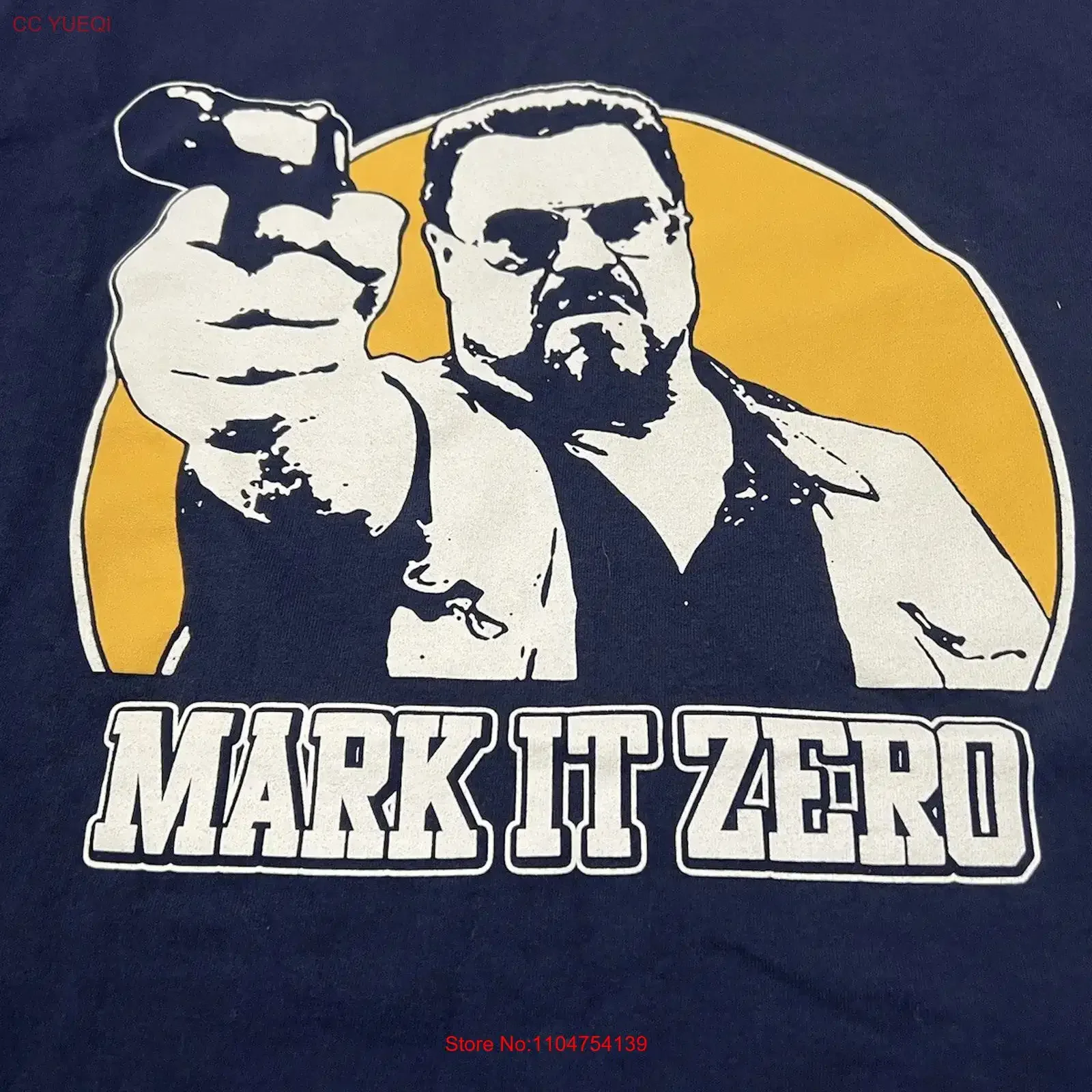 Vintage The Big Lebowski Mark It Zero Promo T shirt M L Excellent vintage Washed Soft Top For Everyday Wear Versatile