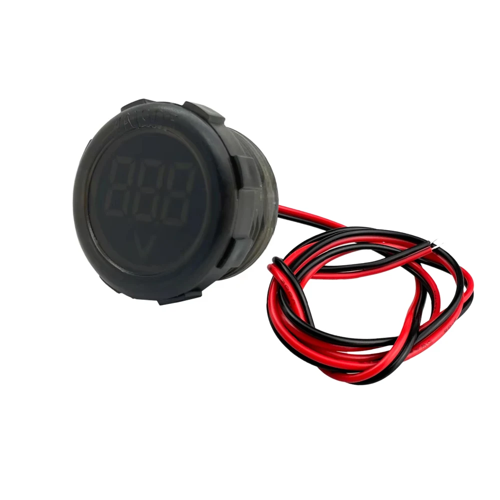 Wodoodporny woltomierz DC 4-100V cyfrowy wyświetlacz LED cyfrowy miernik napięcia prądu samochodowy cyfrowy Tester monitora