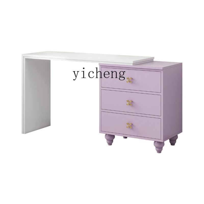 

XL Dresser Bed Front Cabinet Integrated Small Apartment Corner Bedside Makeup Table Color Furniture